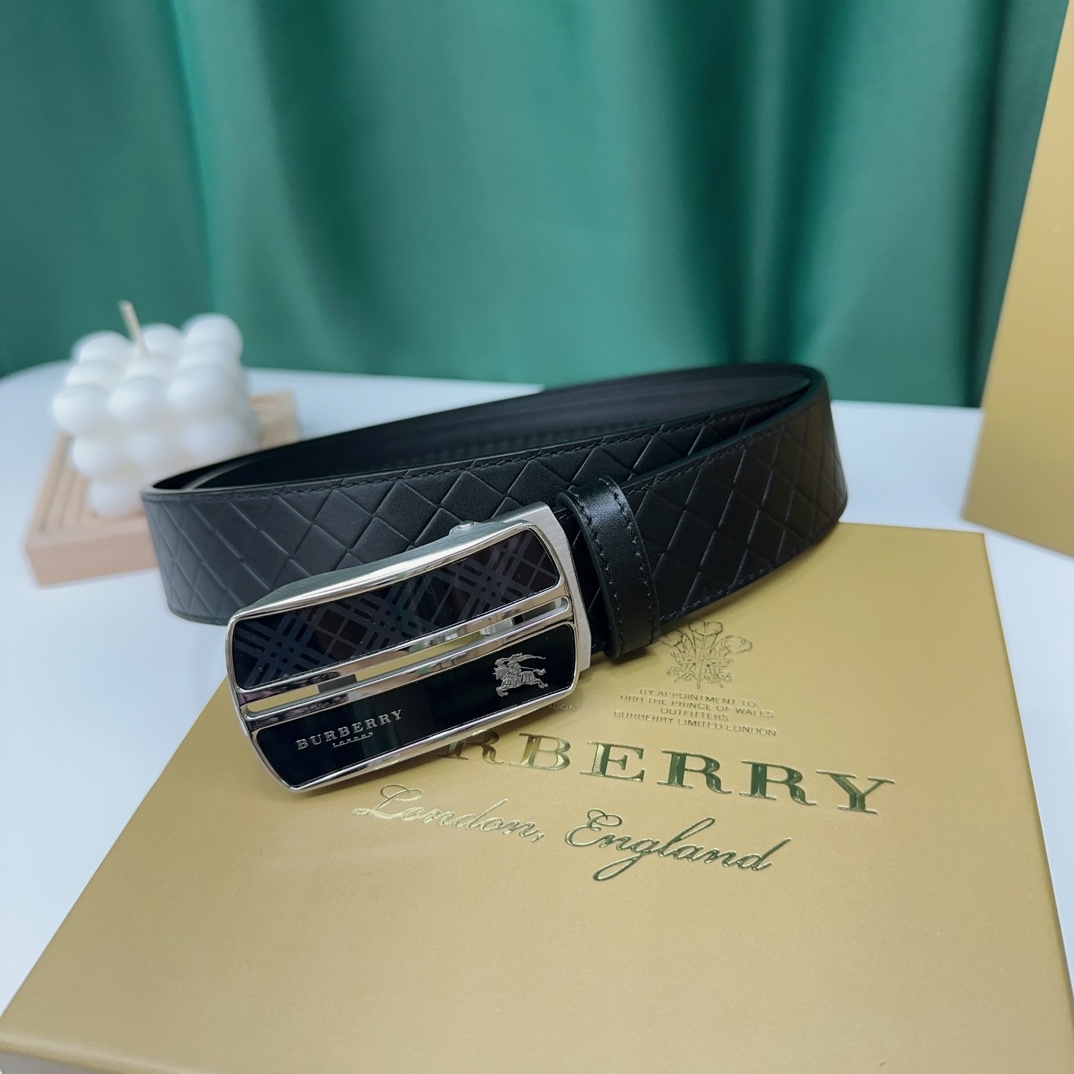 Burberry Leather Belts 1:1 Mirror Version
