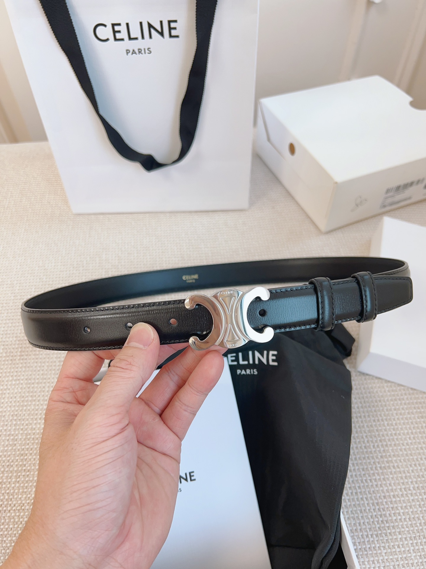Celine Leather Belts 1:1 Mirror Version