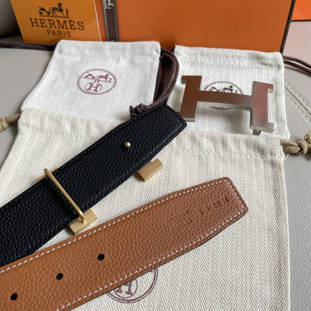 Hermes Leather Belts 1:1 Mirror Version