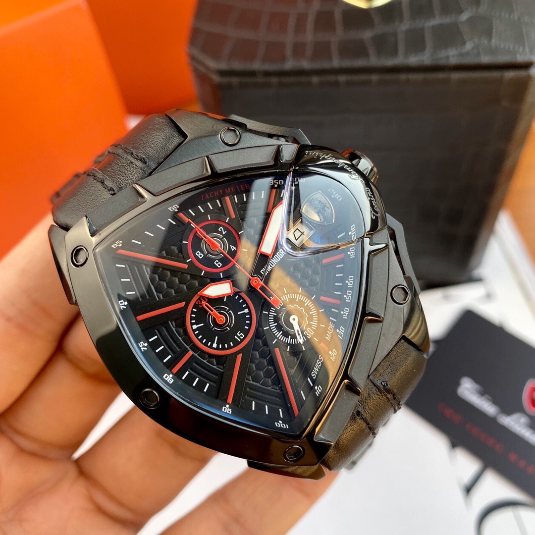 Tonino Lamborghini New Spyder Chronograph Black / red