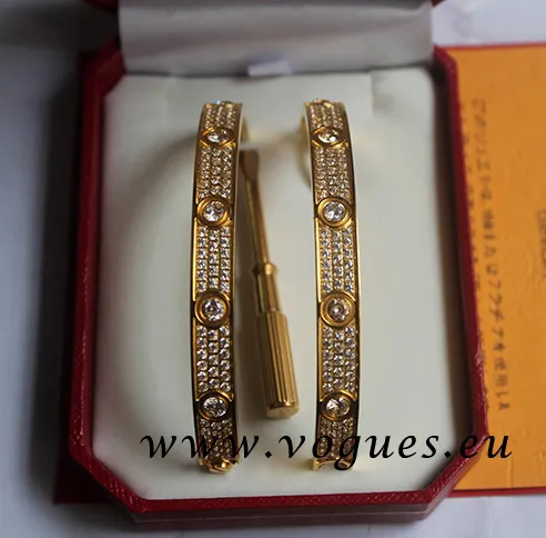 Cartier Love Bracelet Diamond-Paved Yellow Gold Diamonds N6035017