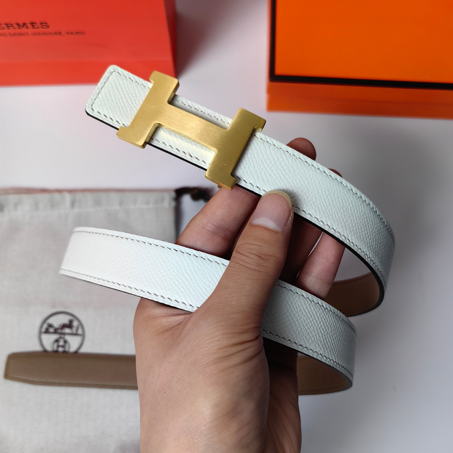 Hermes Leather Belts 1:1 Mirror Version