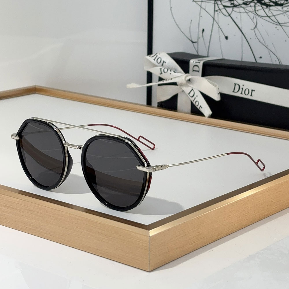 Dior Alloy Sunglasses With Reflective Frames Top quality (Replica）