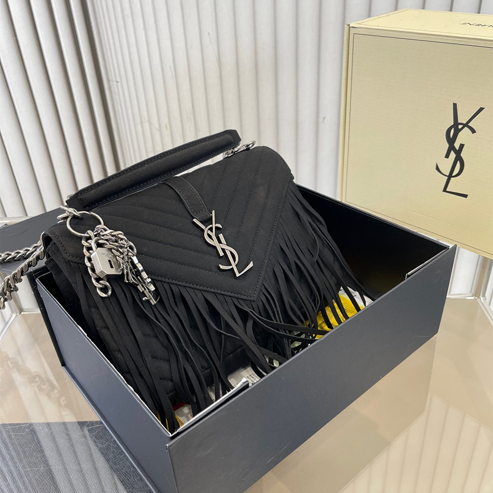 Saint Laurent YSL Monogram Tassel Hand Crossbody Shoulder Bag (Replica)