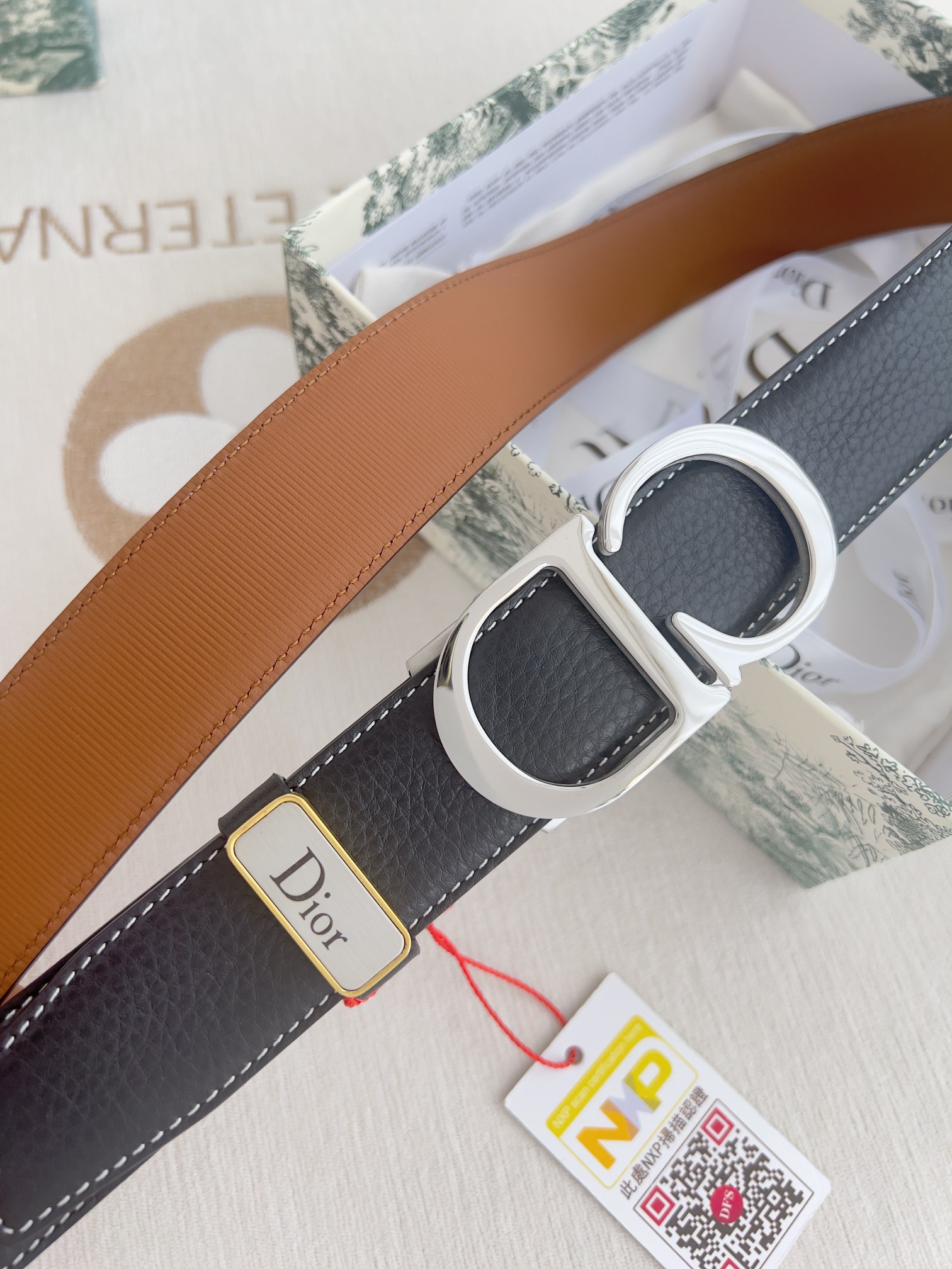 Dior Leather Belts 1:1 Mirror Version