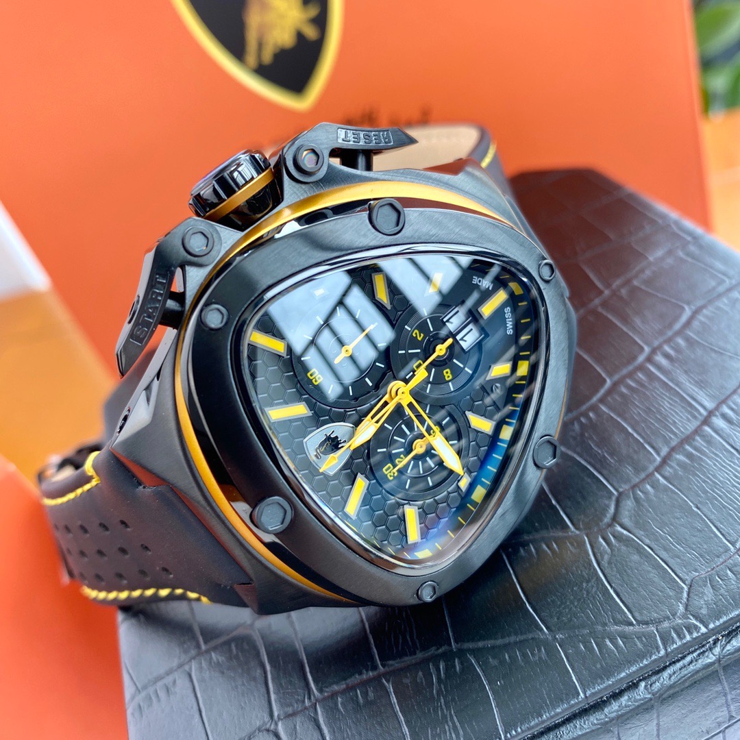 Tonino Lamborghini New Spyder Chronograph Black / Yellow