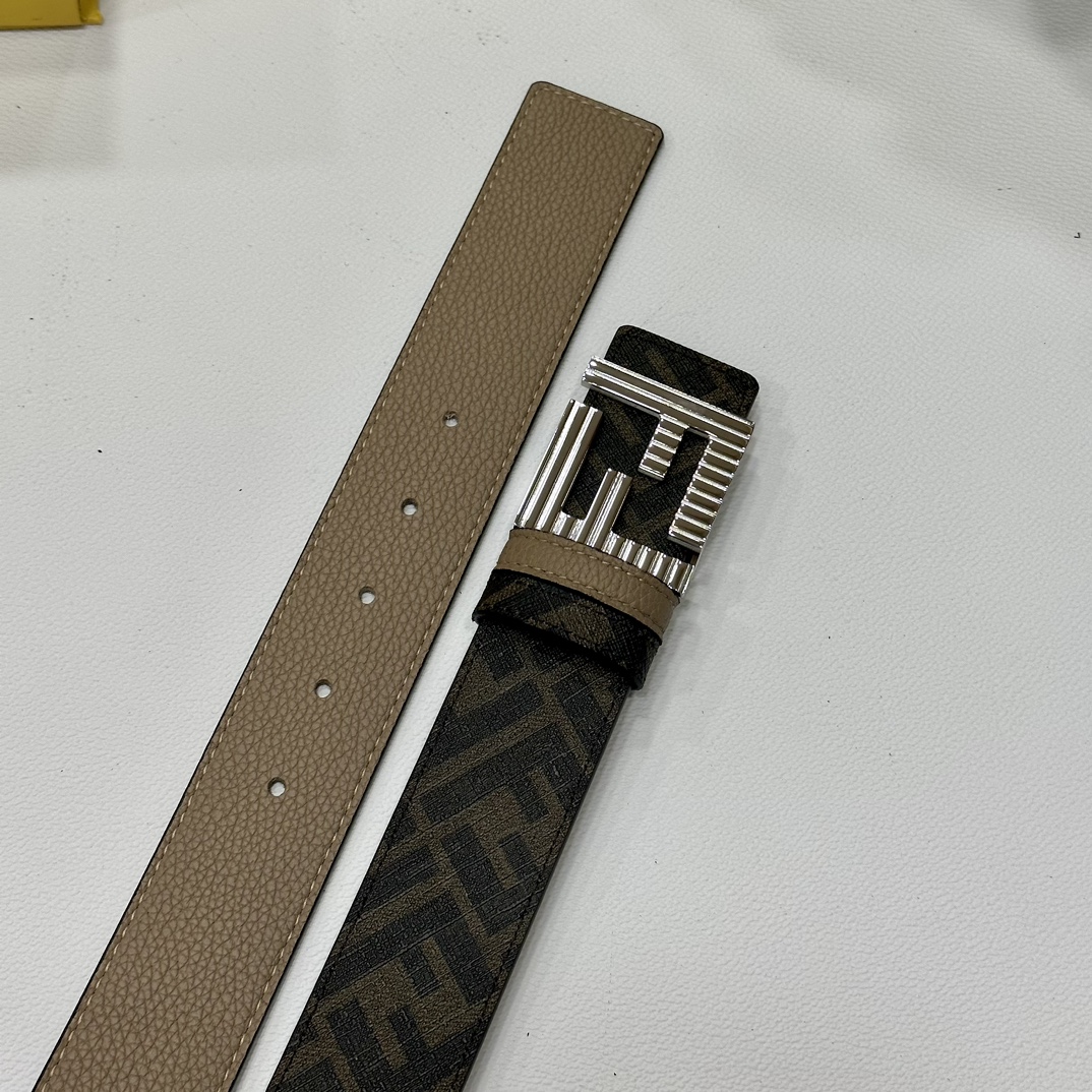 Fendi Leather Belts 1:1 Mirror Version