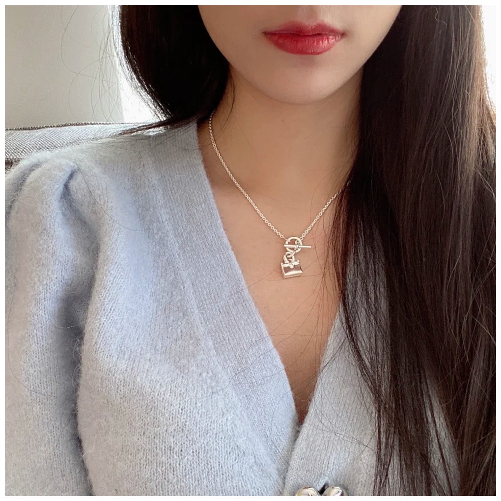 Bag Necklace, Three Colors Available