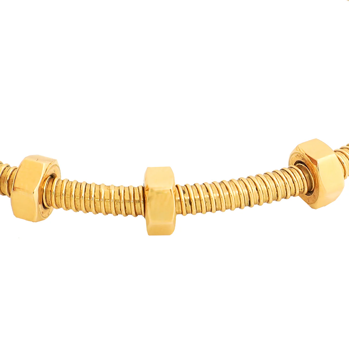 Cartier 18K Rose Gold Ecrou De Cartier Bracelet 16