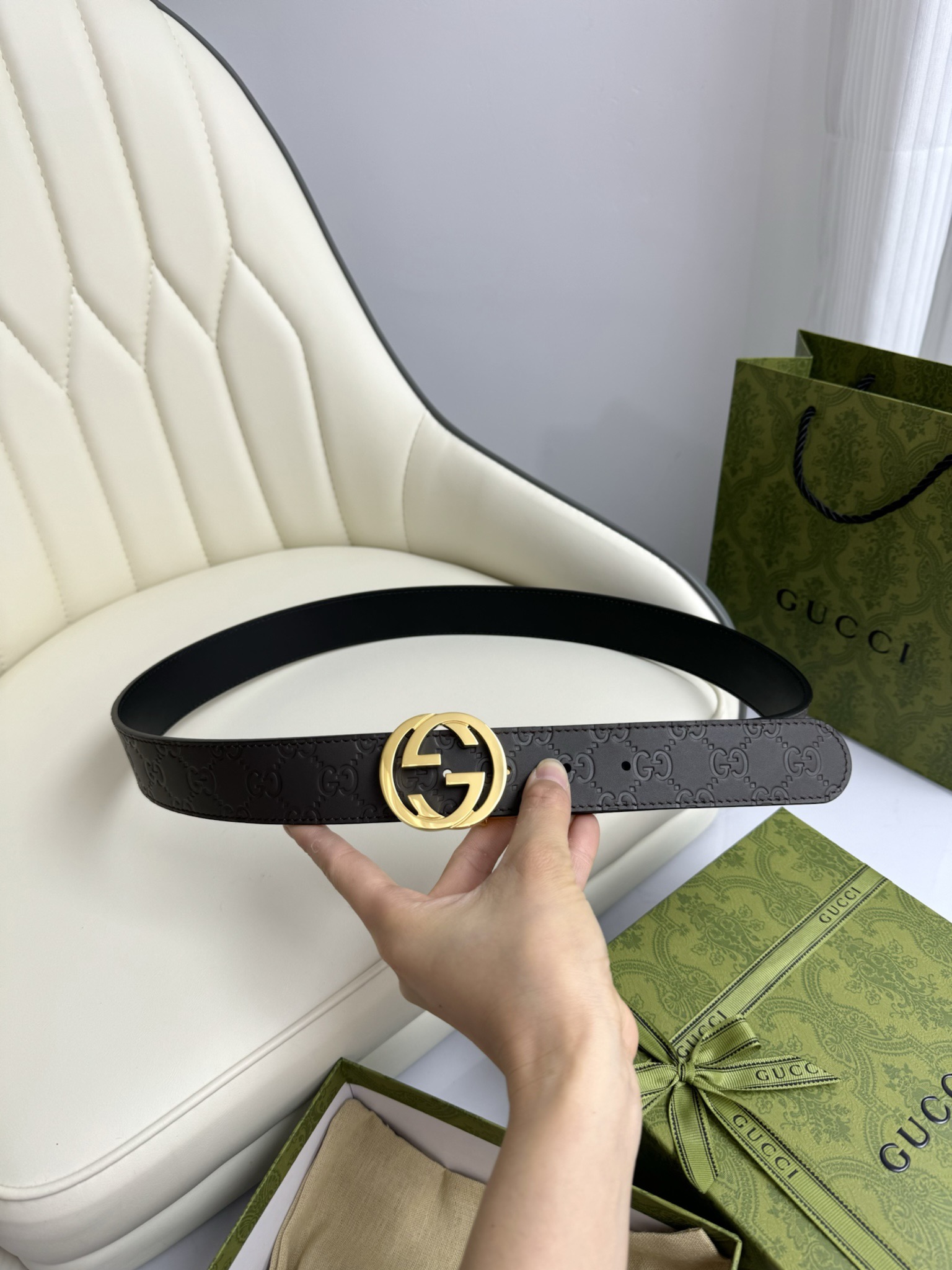 Gucci Leather Belts 1:1 Mirror Version