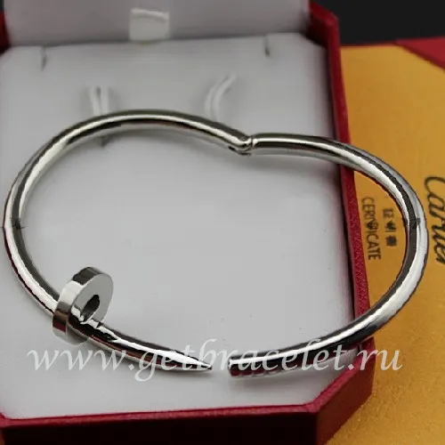 Fake Cartier Juste Un Clou Bracelet White Gold B6037615