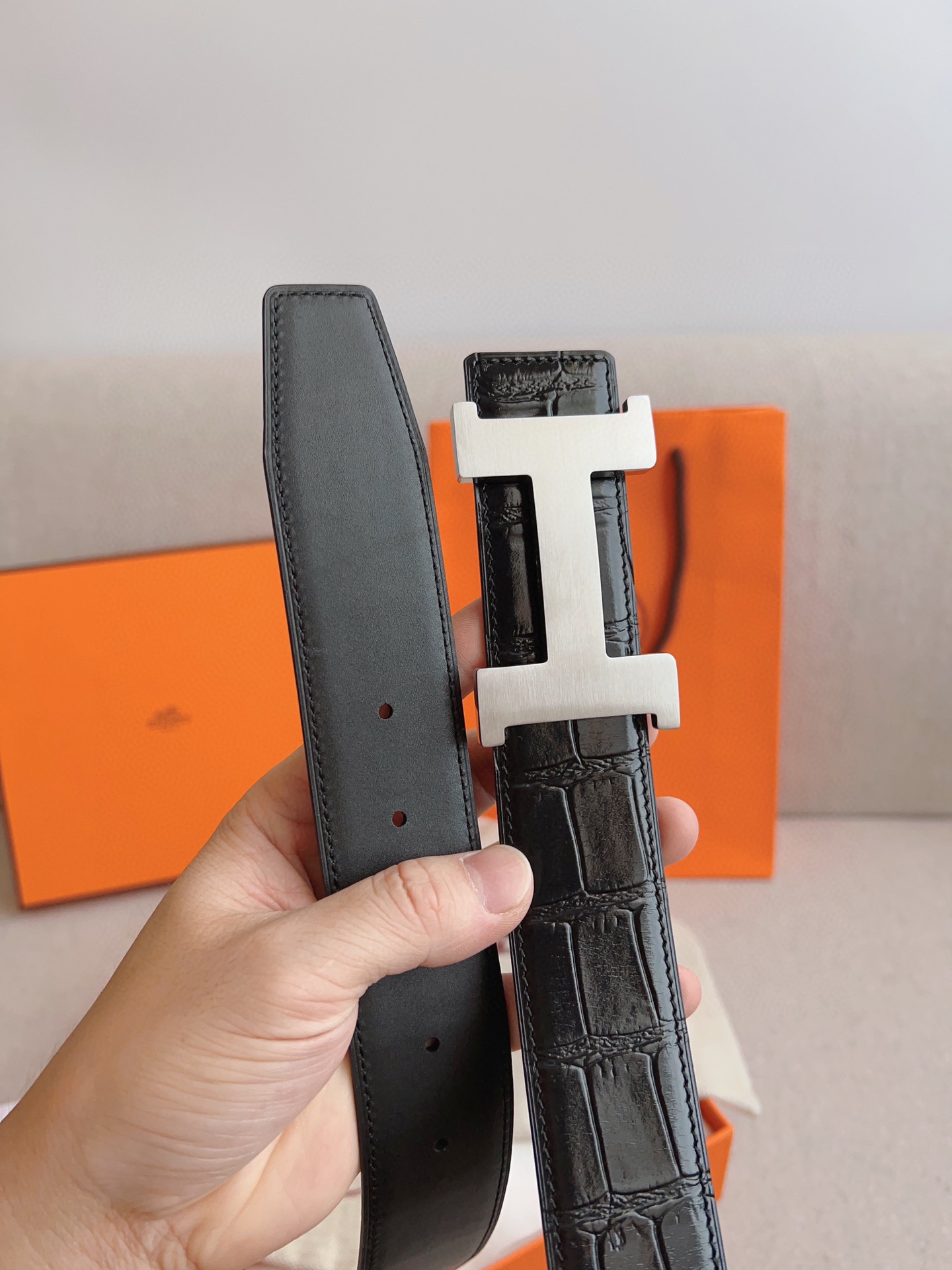 Hermes Leather Belts 1:1 Mirror Version