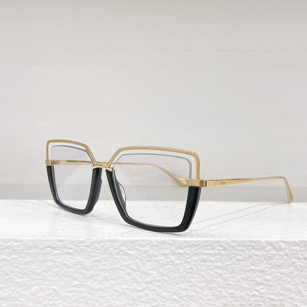 Dior  Stylish Temperament Hollow Frame sunglasses Top quality (Replica）