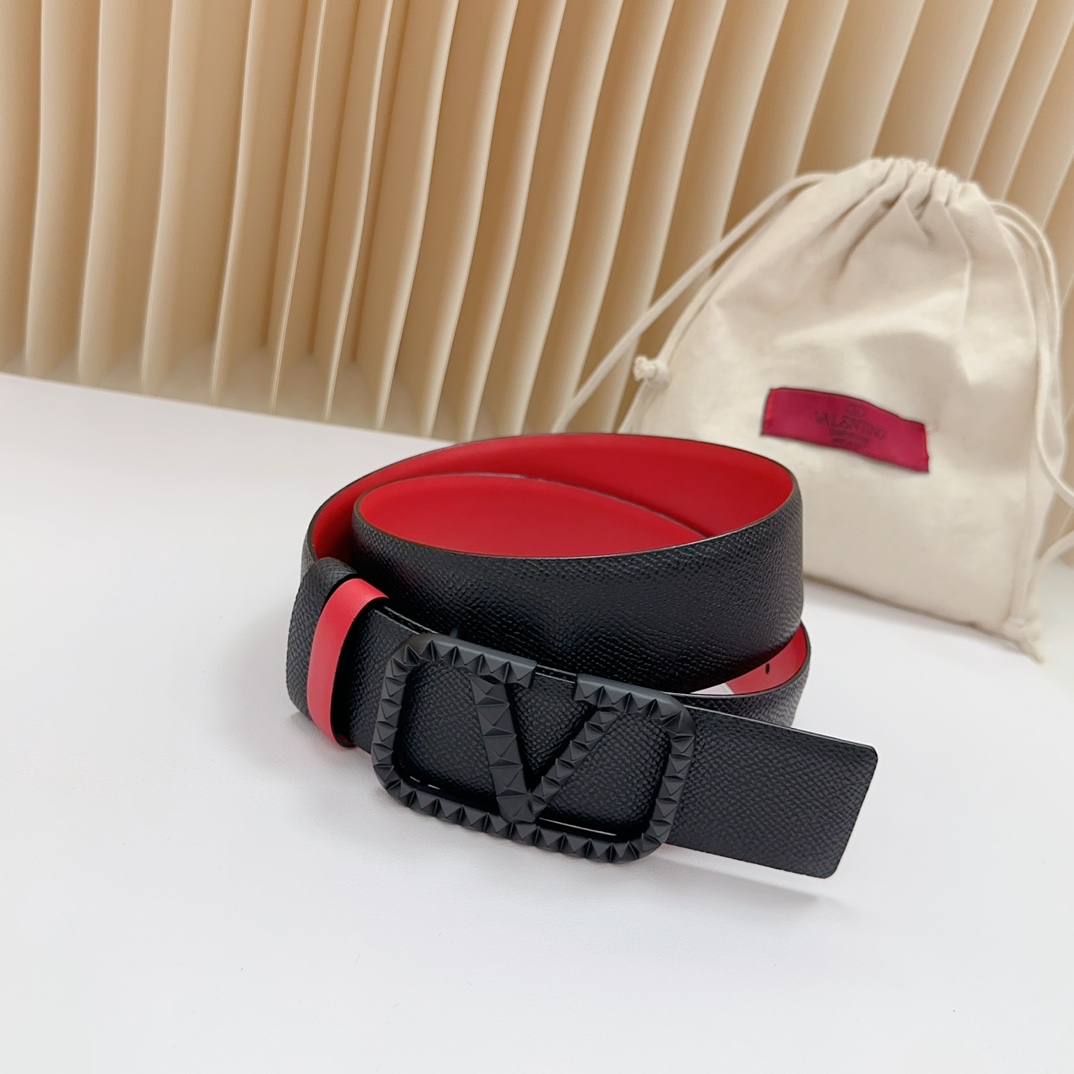 Valentino Leather Belts 1:1 Mirror Version