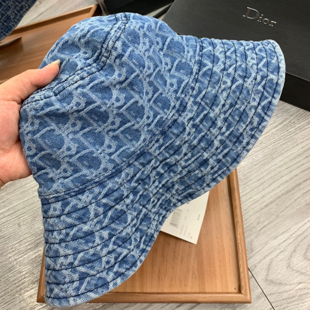 Dior Cowboy Big-brimmed Fisherman Hat Sunhat （Replica）