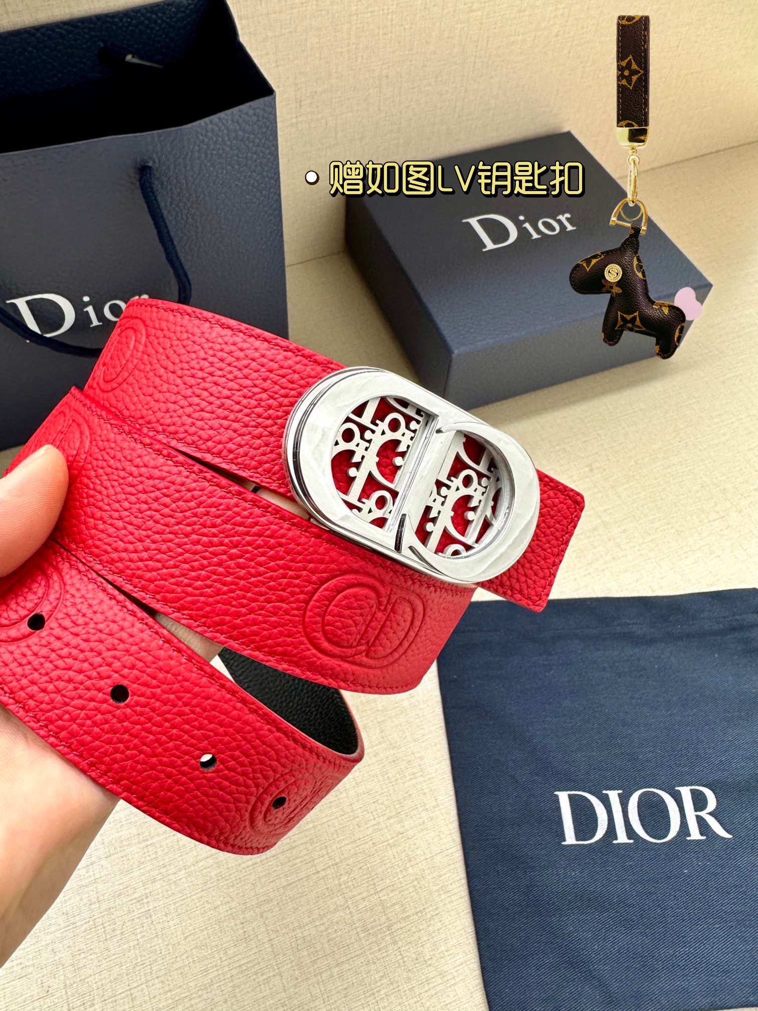 Dior Leather Belts 1:1 Mirror Version