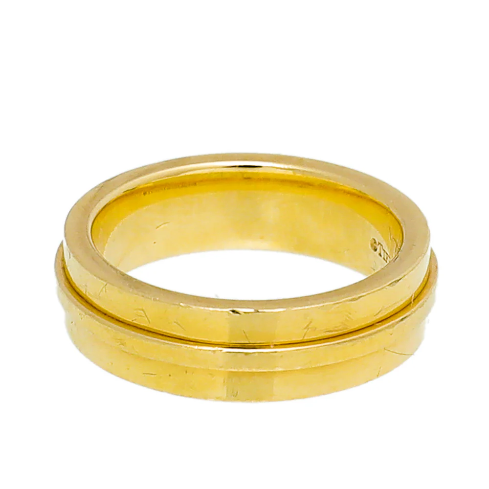 Tiffany 18K Yellow Gold T-Wide Ring 7