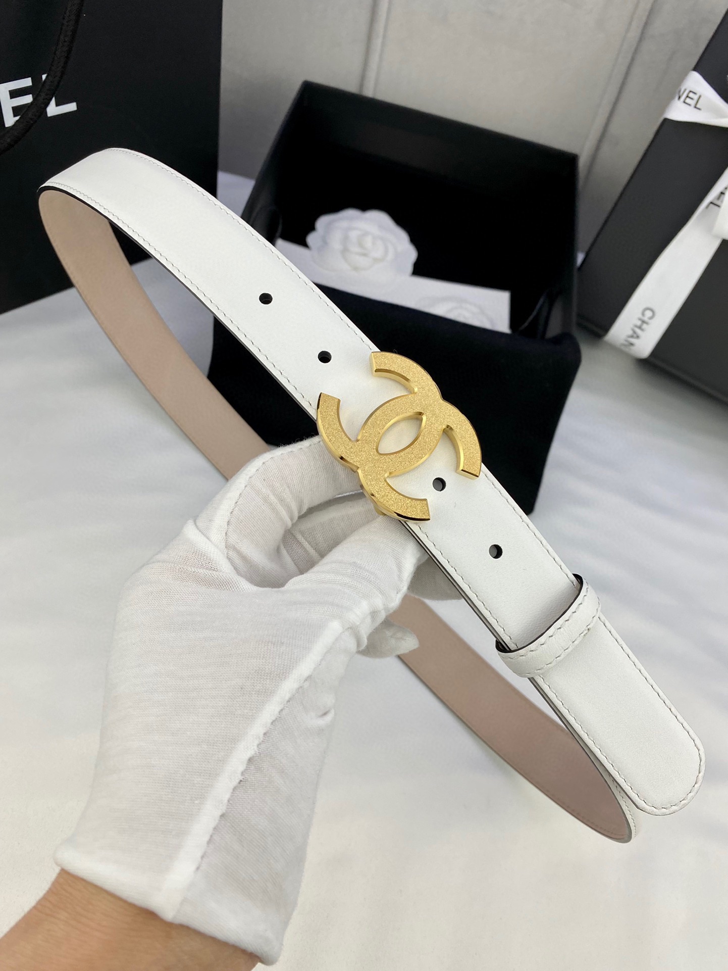 Chanel Leather Belts 1:1 Mirror Version