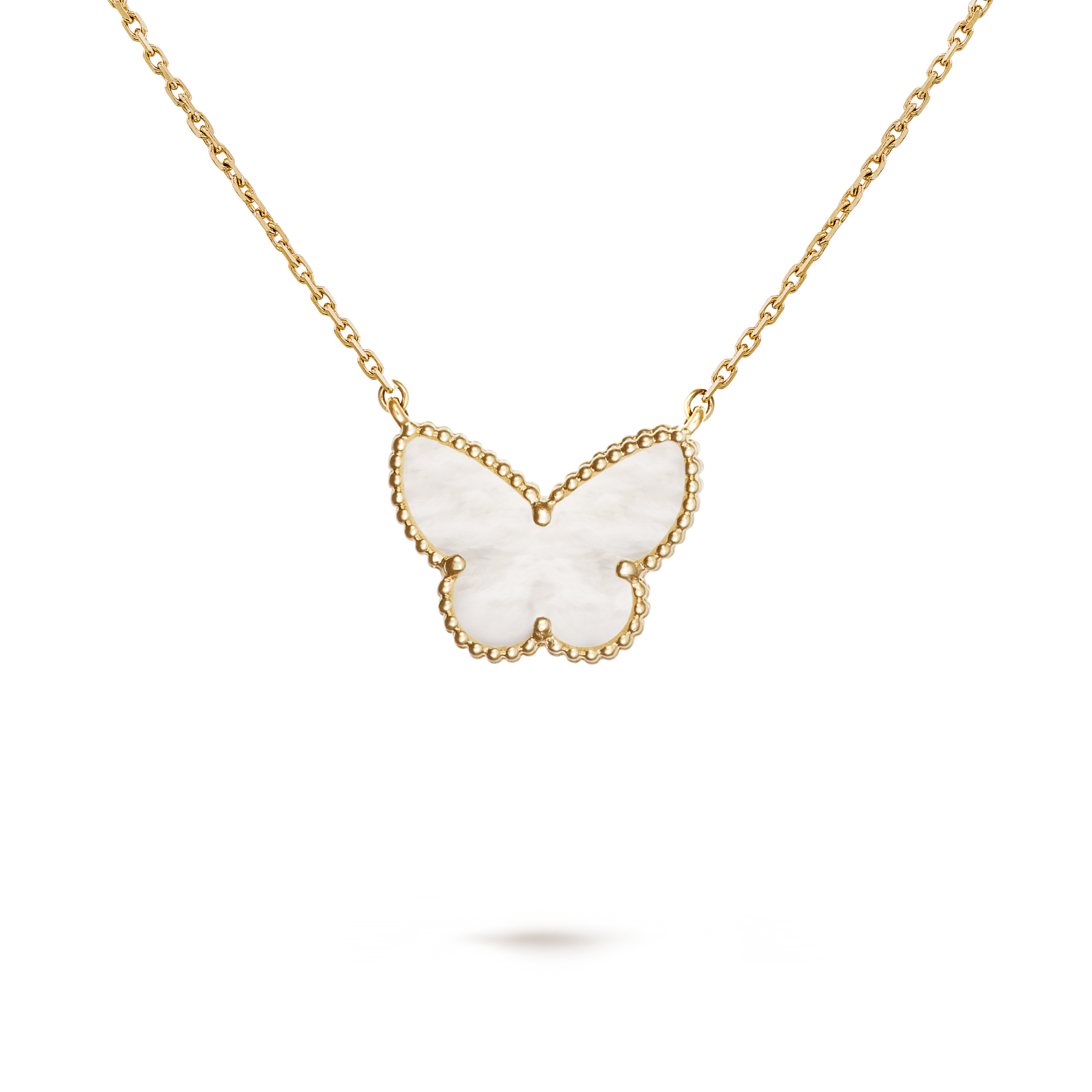 Van Cleef & Arpels Butterfly Necklace, Lucky Alhambra butterfly pendant