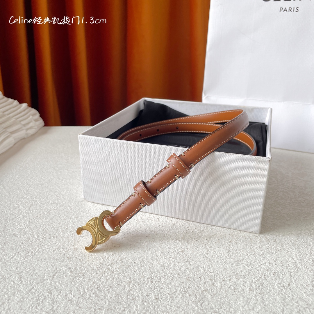 Celine Leather Belts 1:1 Mirror Version