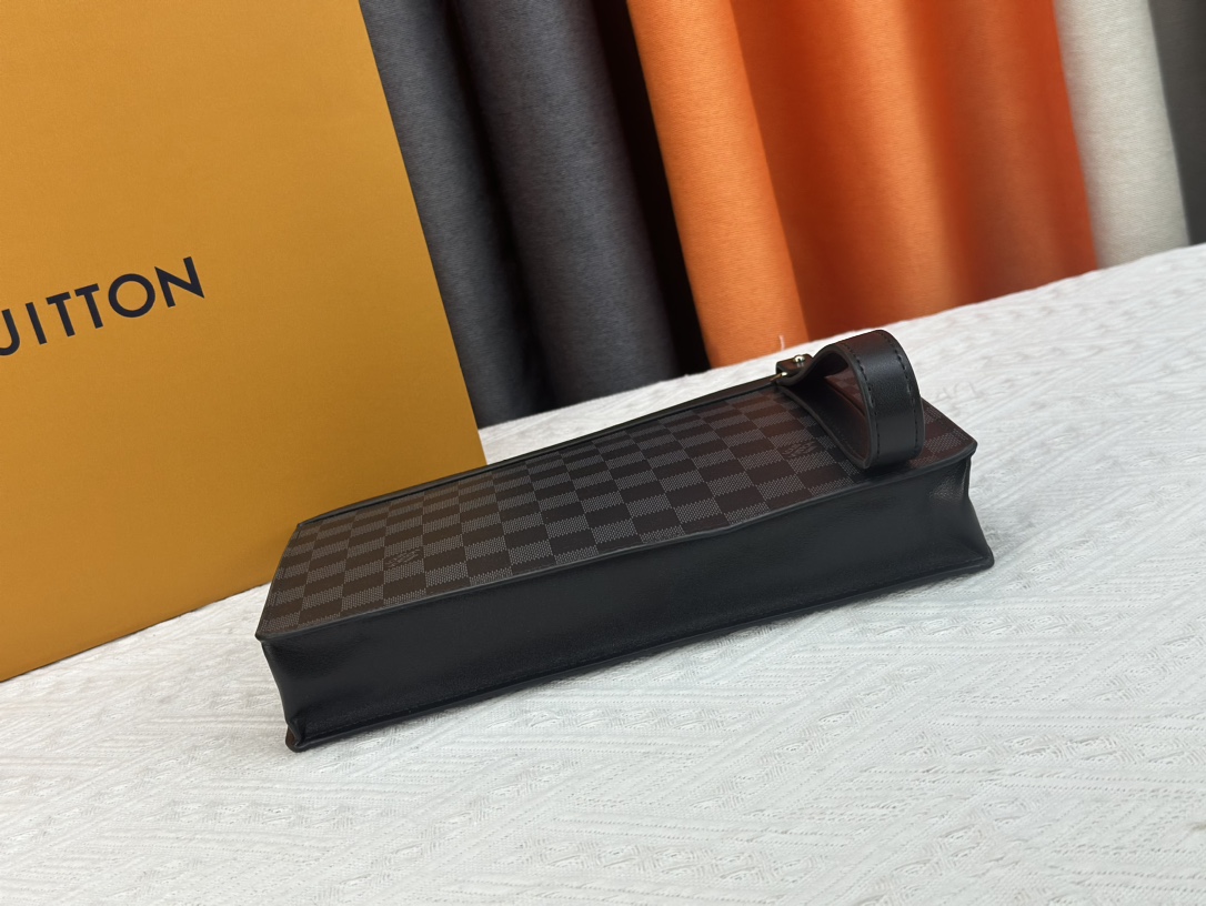 Louis Vuitton Pochette Jour Monogram Eclipse M82080 Clutch Bag Handbag