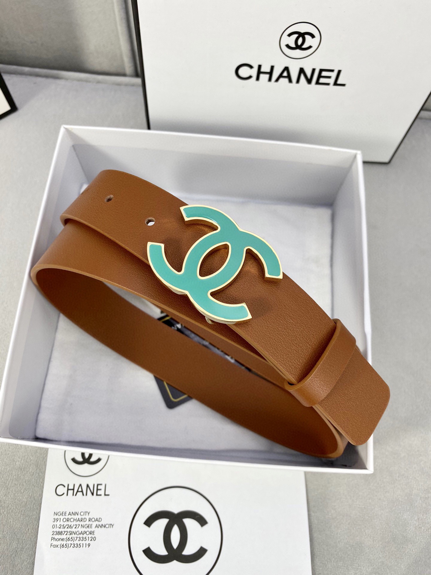 Chanel Leather Belts 1:1 Mirror Version