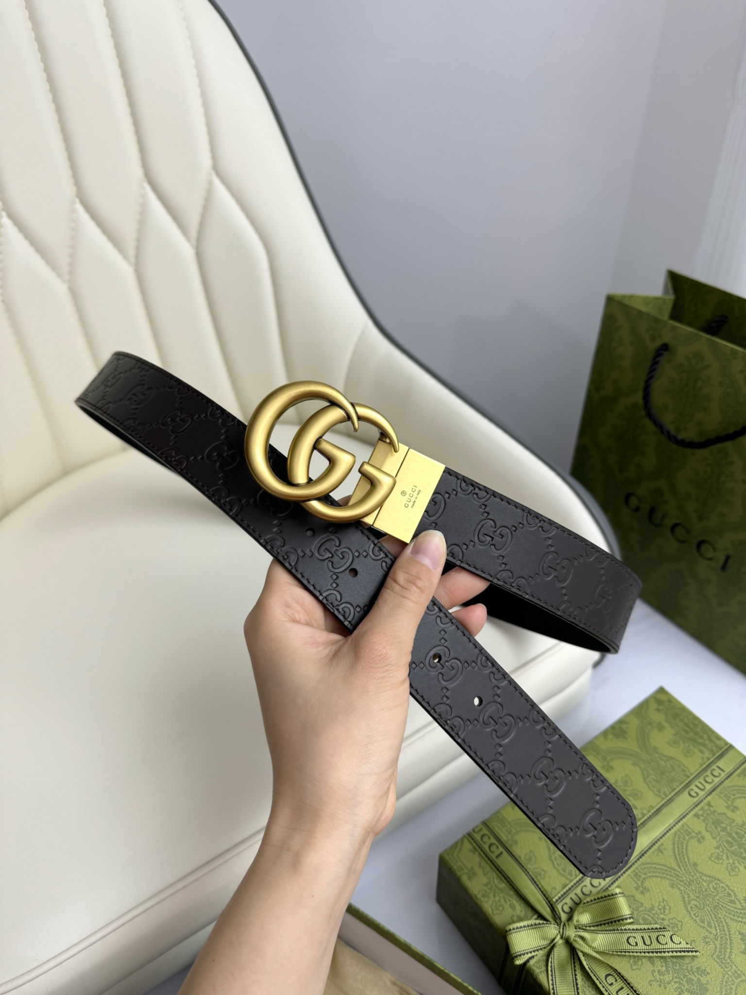 Gucci Leather Belts 1:1 Mirror Version