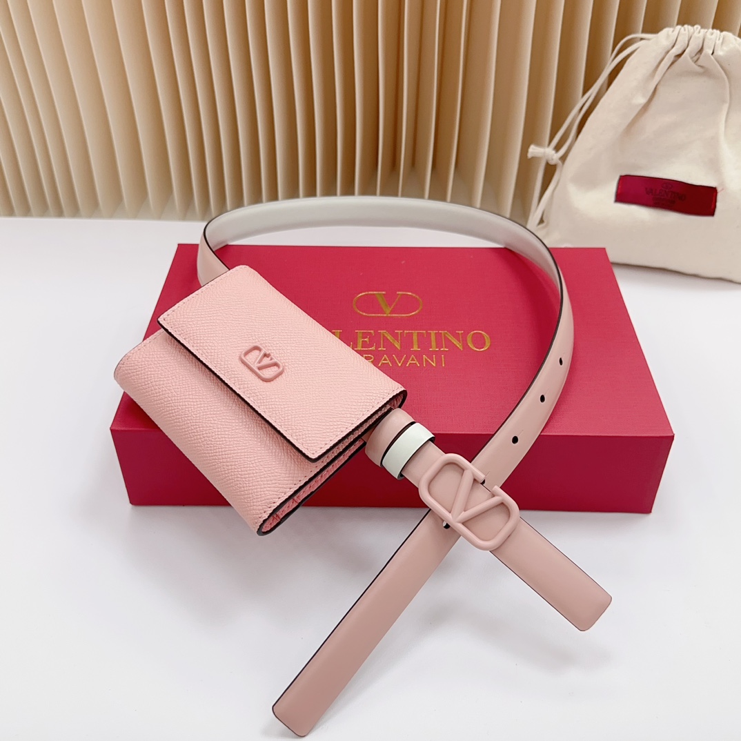 Valentino Leather Belts 1:1 Mirror Version