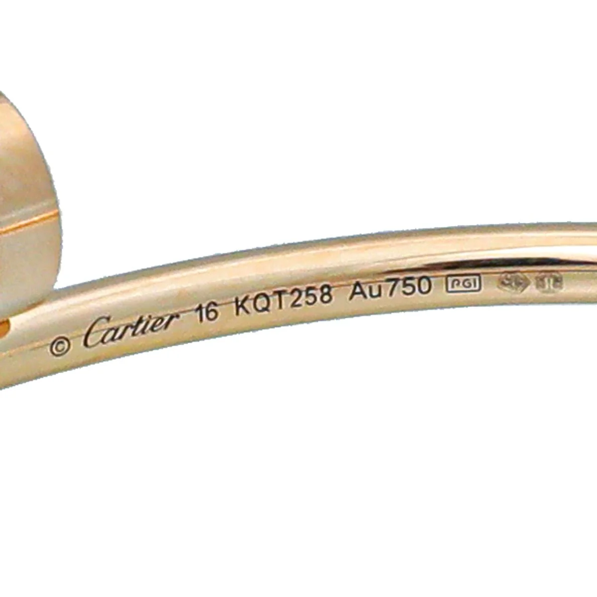 Cartier 18K Pink Gold Small Model Juste Un Clou Bracelet 16