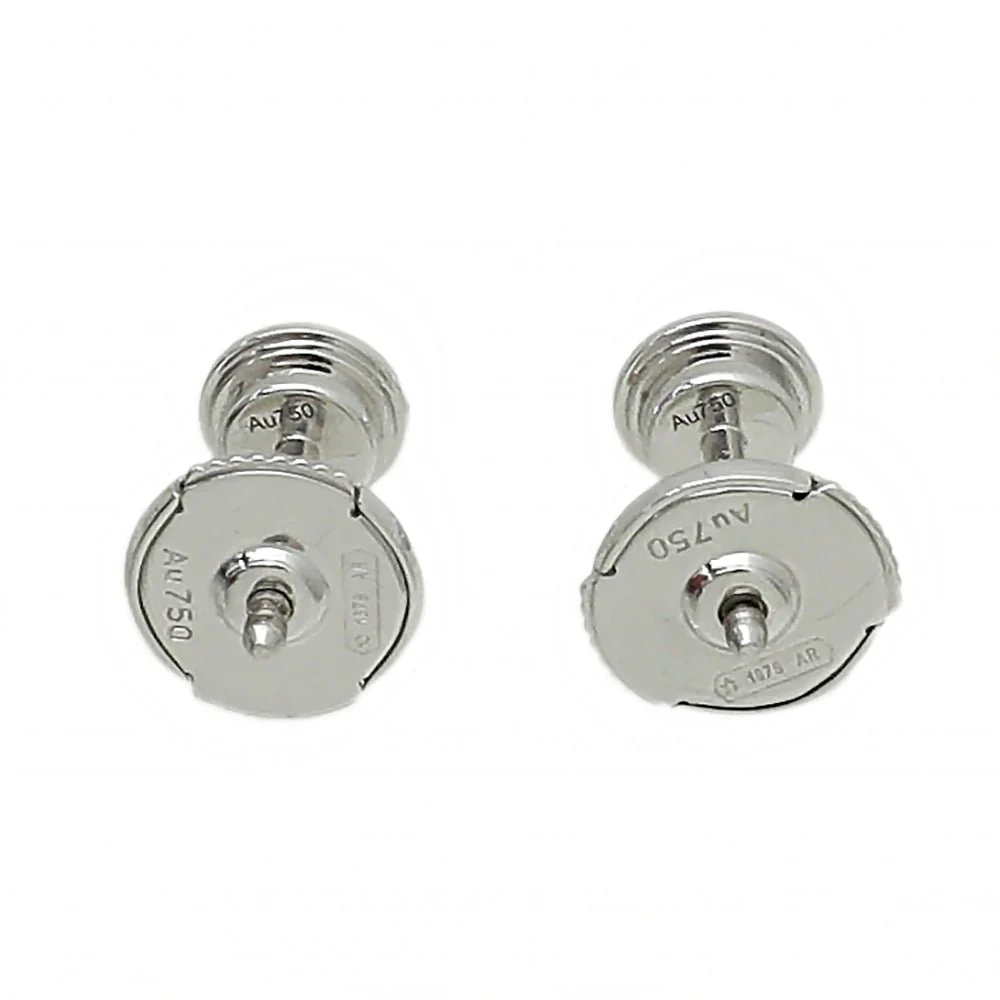 Cartier 18K White Gold Diamond D'amour Medium Model Earrings