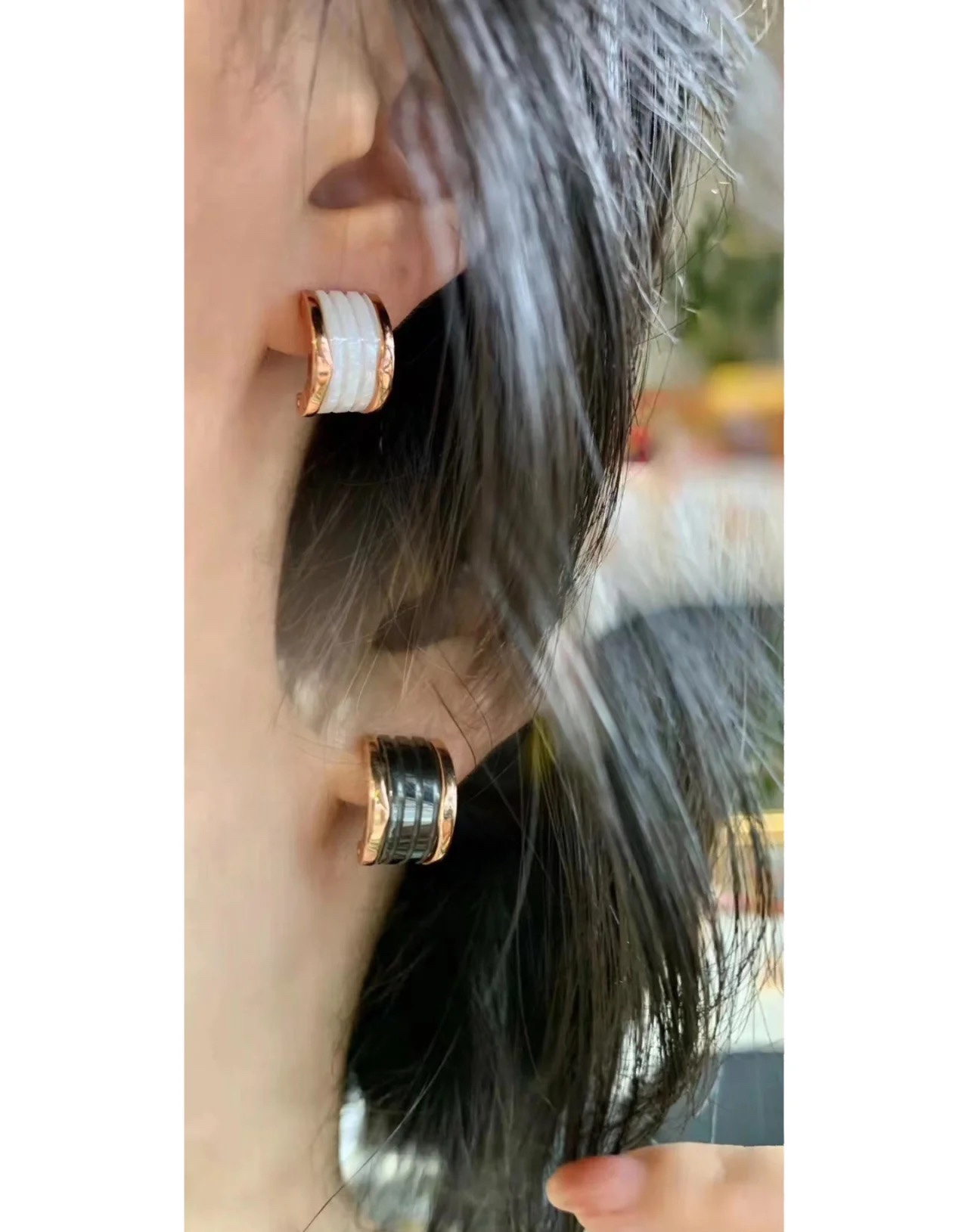 BVLGARI B.ZERO1 EARRINGS, Two Style