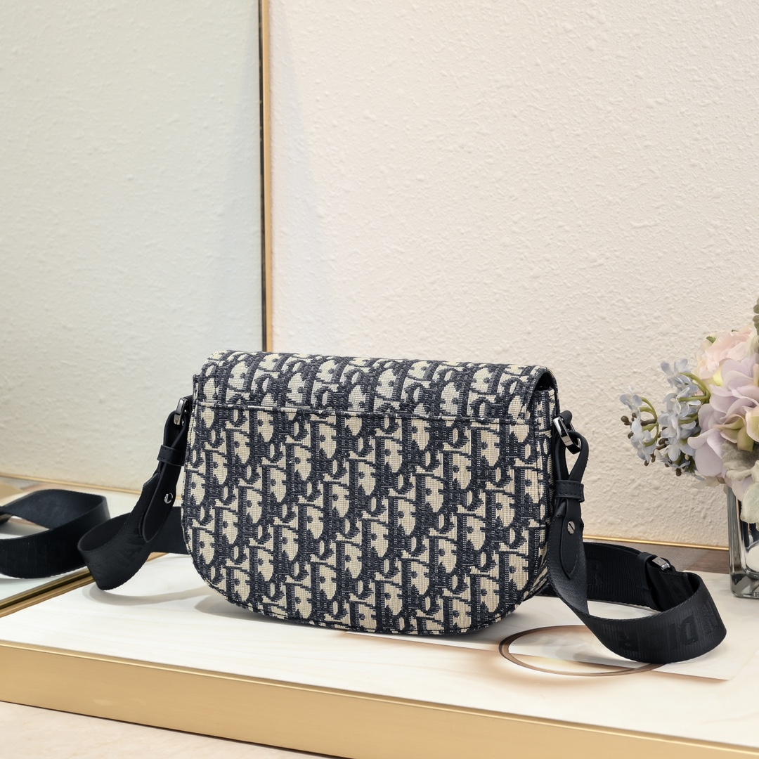 Dior Saddle Messenger Bag Oblique Shoulder Bag Handbag