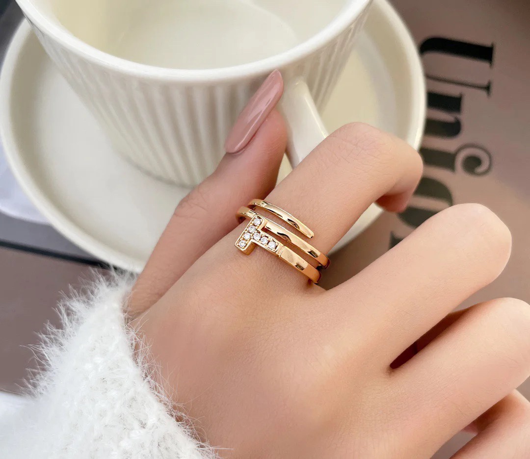 Tiffany T Diamond Square Wrap Ring