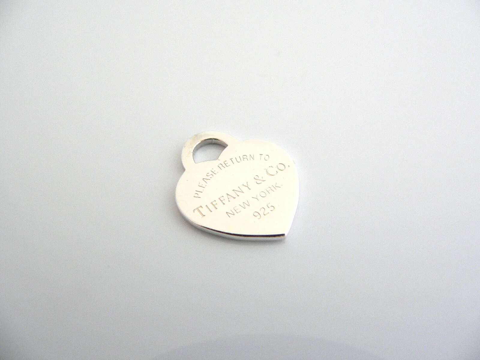 Tiffany & Co Return to Silver Heart Charm Pendant 4 Necklace Bracelet Gift Love