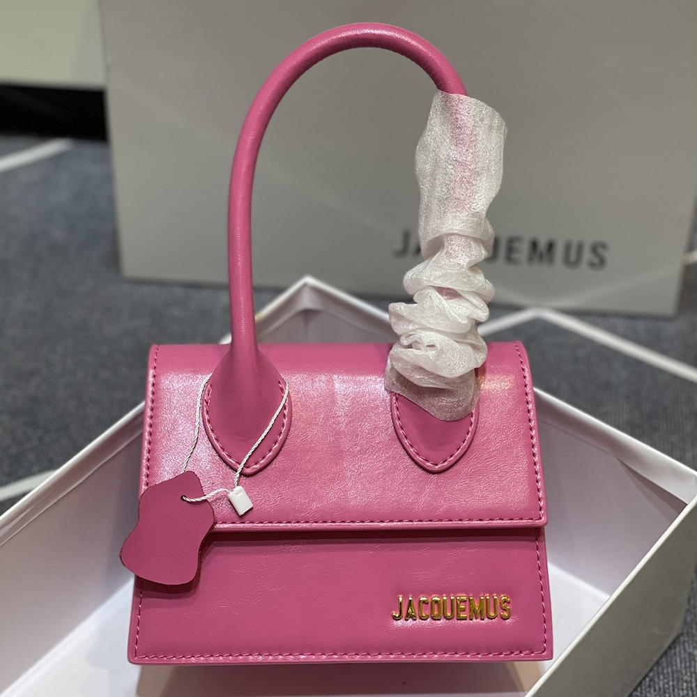 Jacquemus Solid Color Handbag Shoulder Bag (Replica)