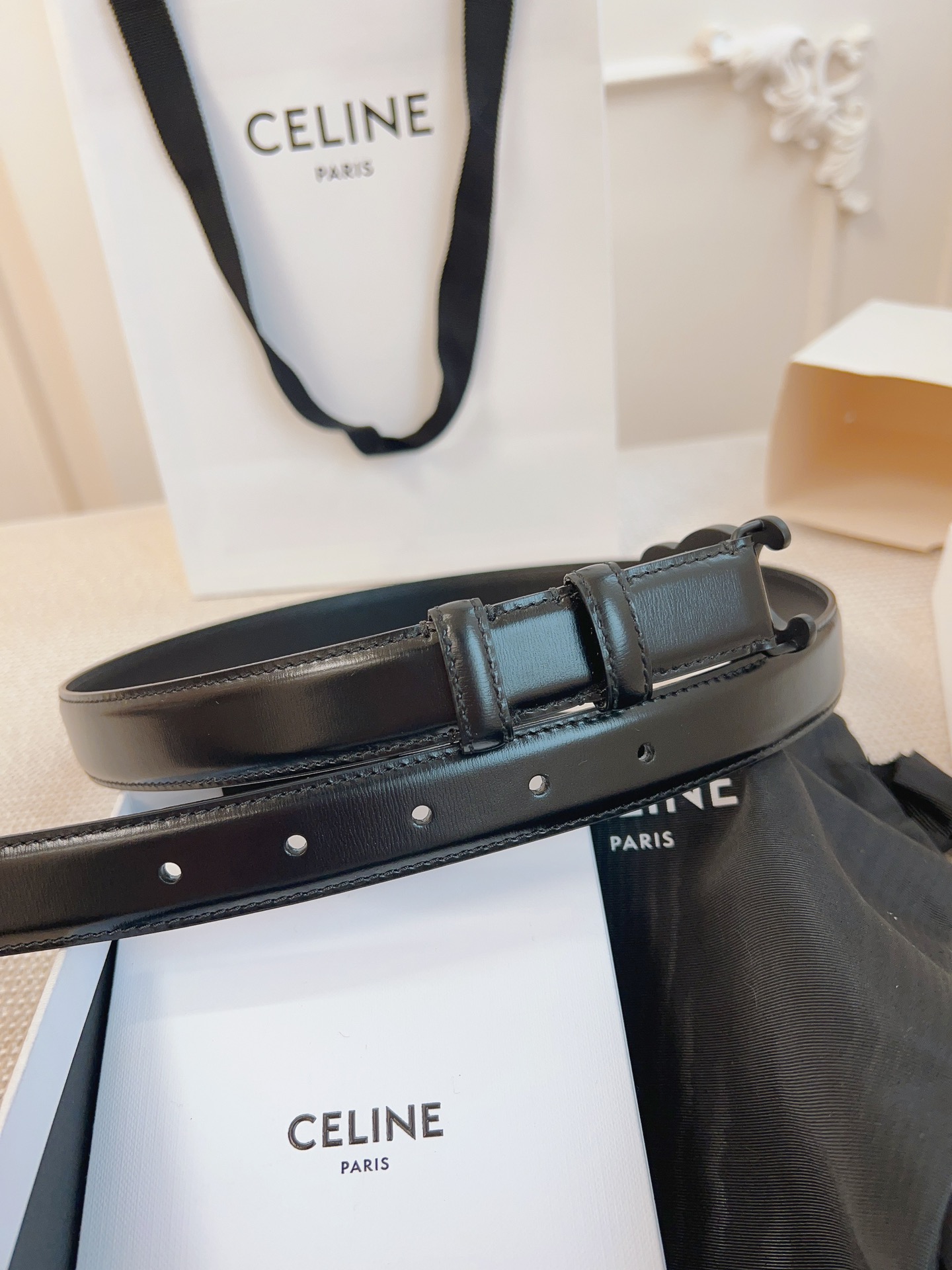 Celine Leather Belts 1:1 Mirror Version