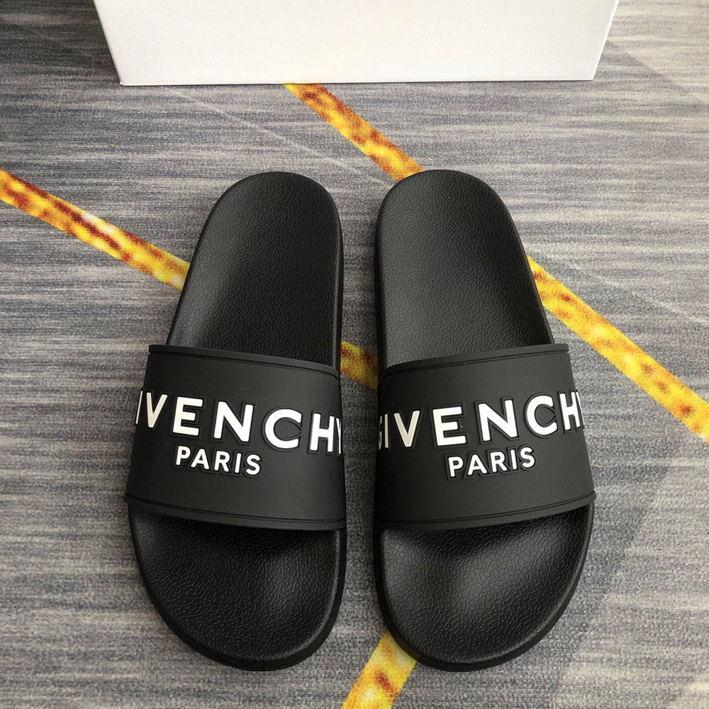 Givenchy Rubber Logo flip-flops Slide Sandal(Replica)