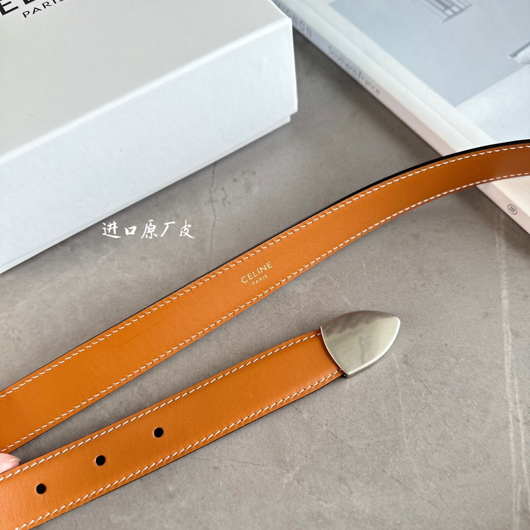 Celine Leather Belts 1:1 Mirror Version