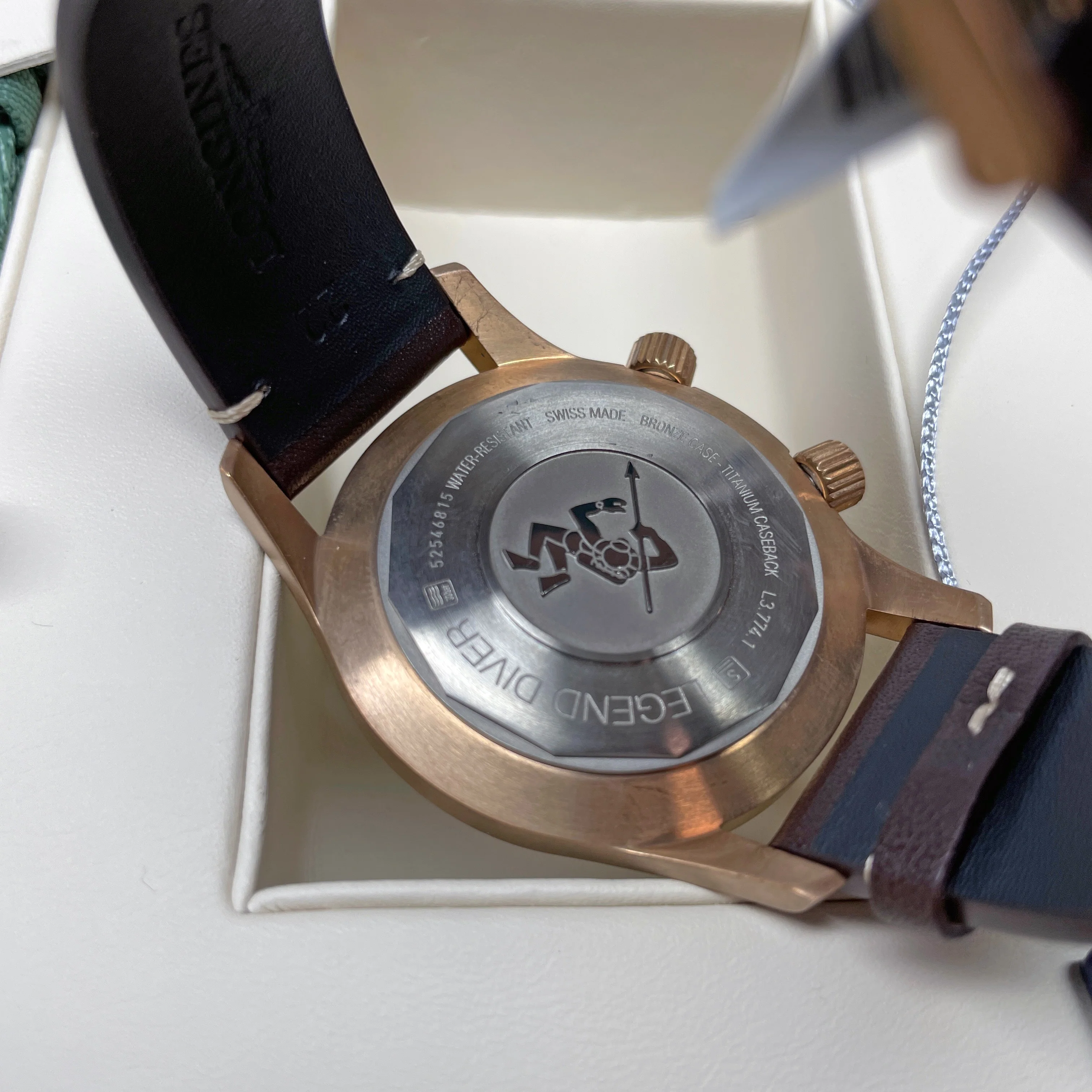 Legend Diver 42MM Automatic Green Bronze Case Nato Watch L37741502