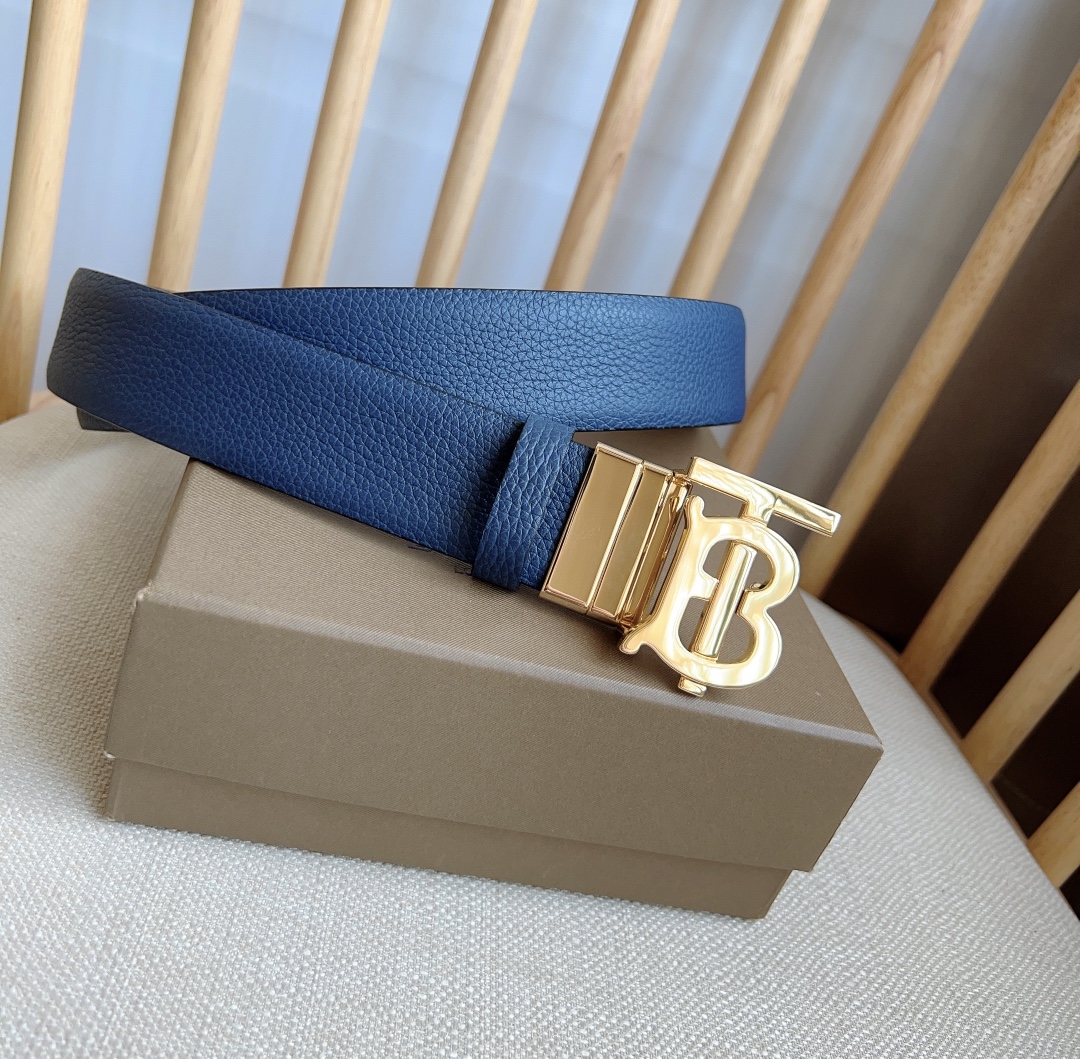 Burberry Leather Belts 1:1 Mirror Version
