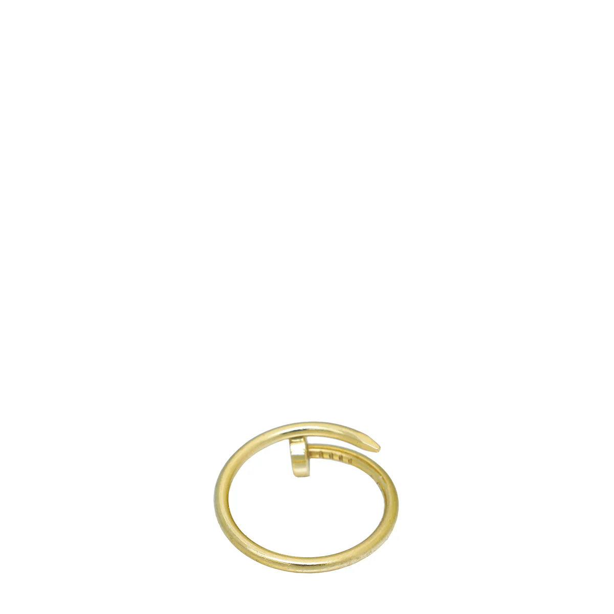 Cartier 18K Yellow Gold Juste Un Clou Small Model Ring 54