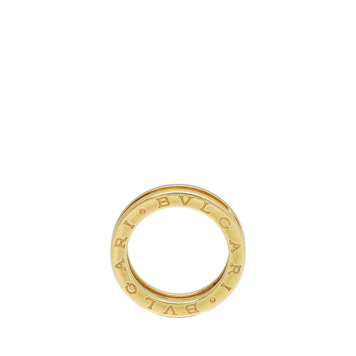 Bvlgari 18K Yellow Gold B.Zero 1 Band Ring 52