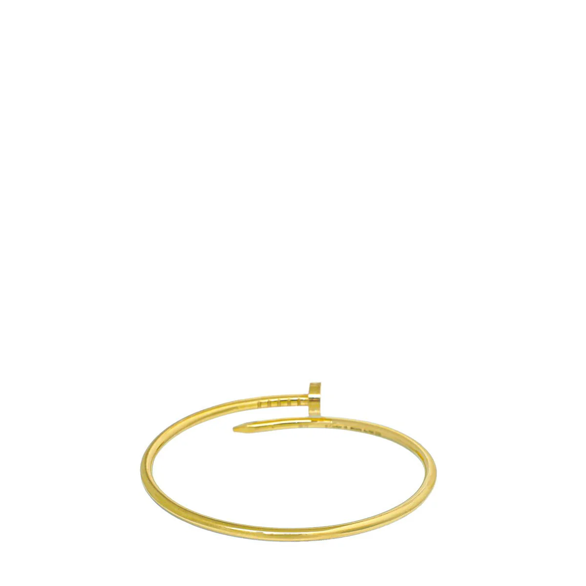 Cartier 18K Yellow Gold Juste Un Clou Small Model Bracelet 15