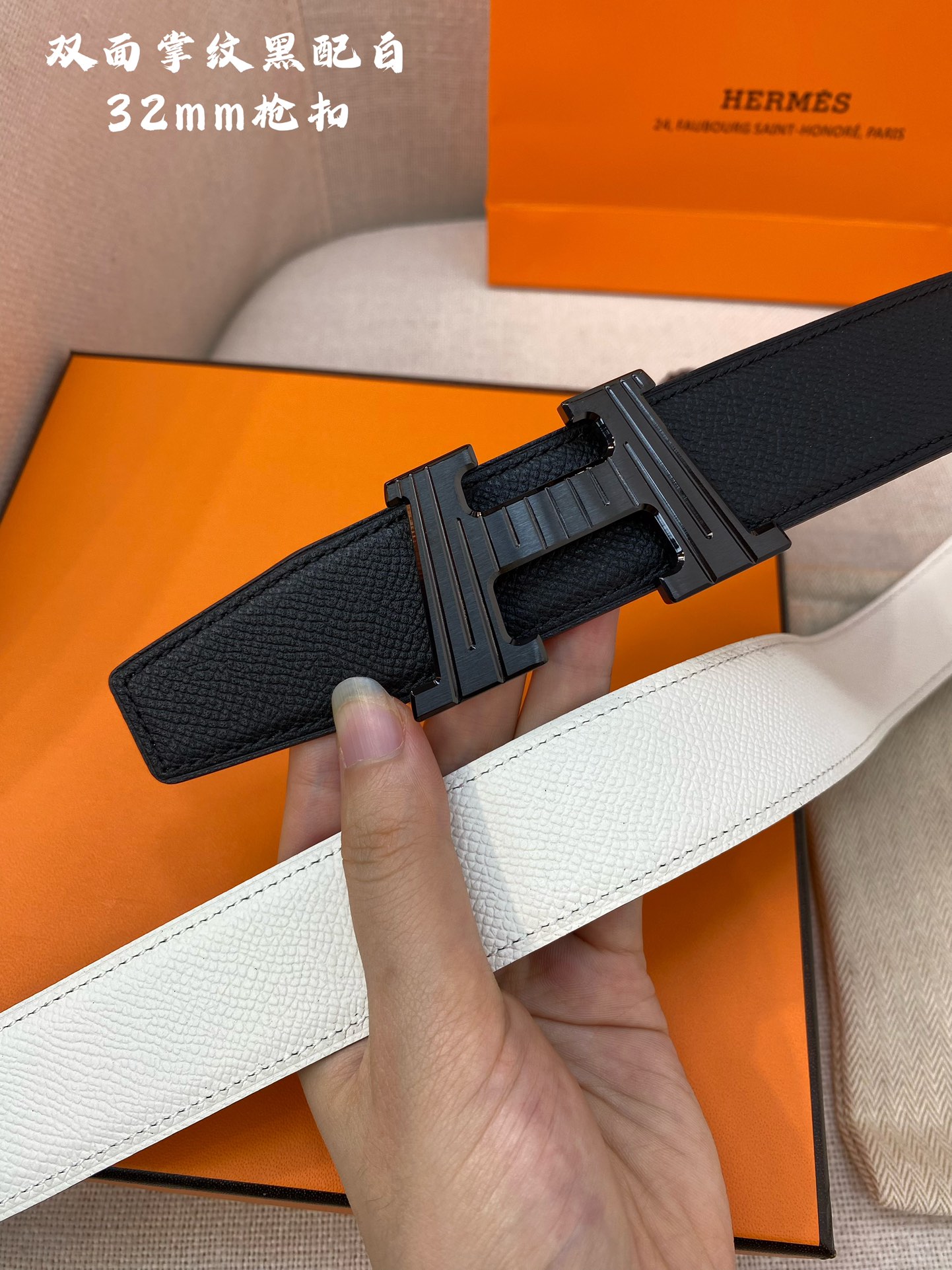 Hermes Leather Belts 1:1 Mirror Version