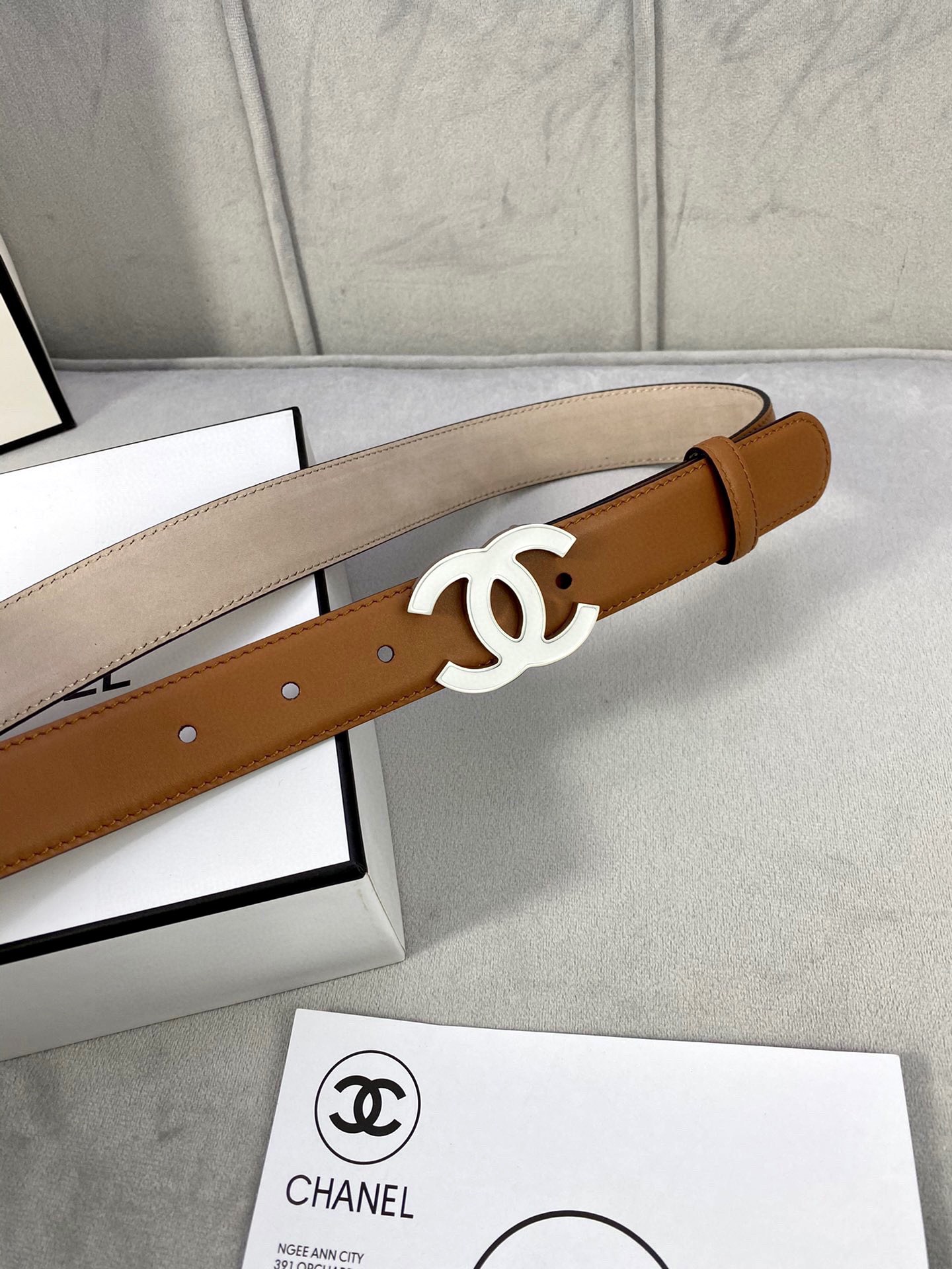 Chanel Leather Belts 1:1 Mirror Version