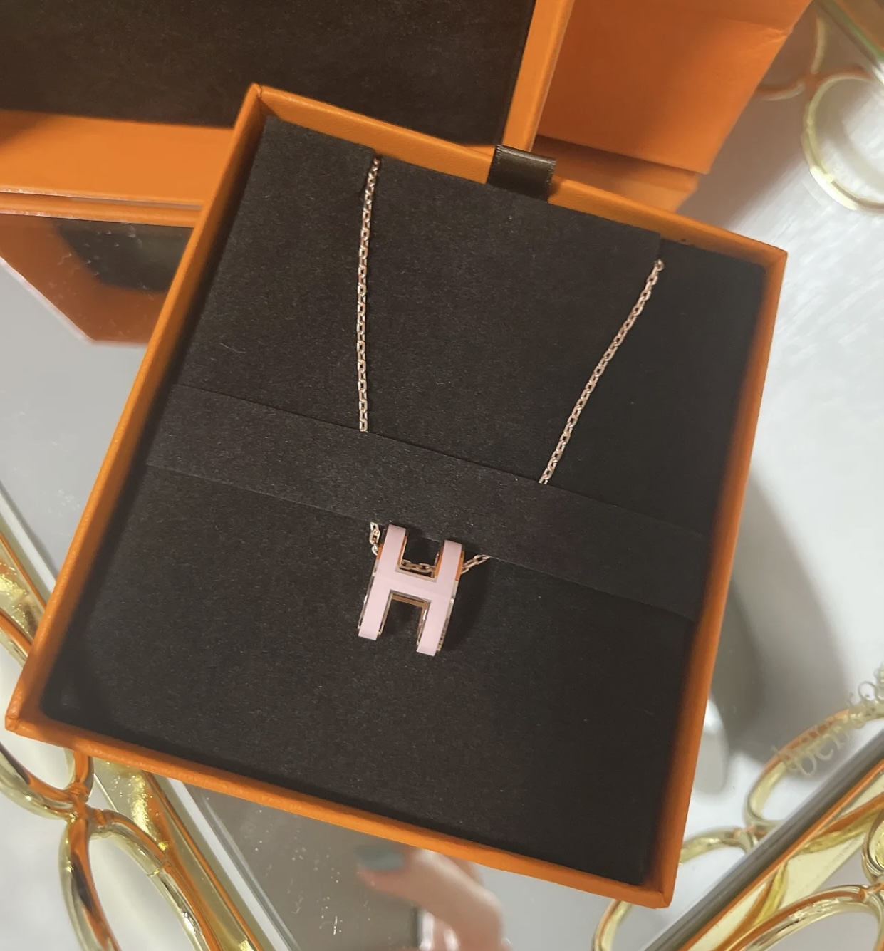 Hermes Pop H pendant