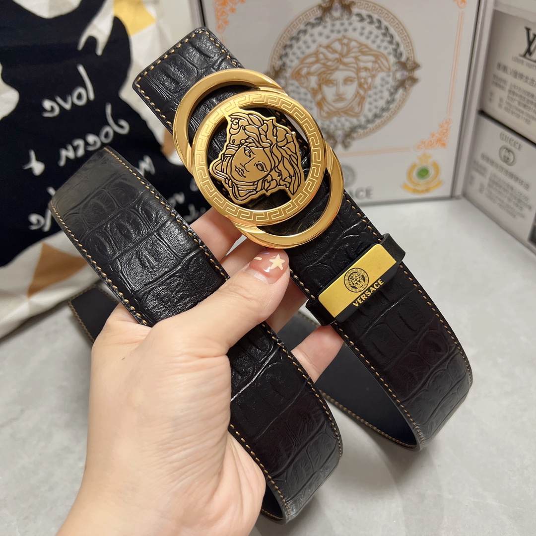Versace Leather Belts 1:1 Mirror Version