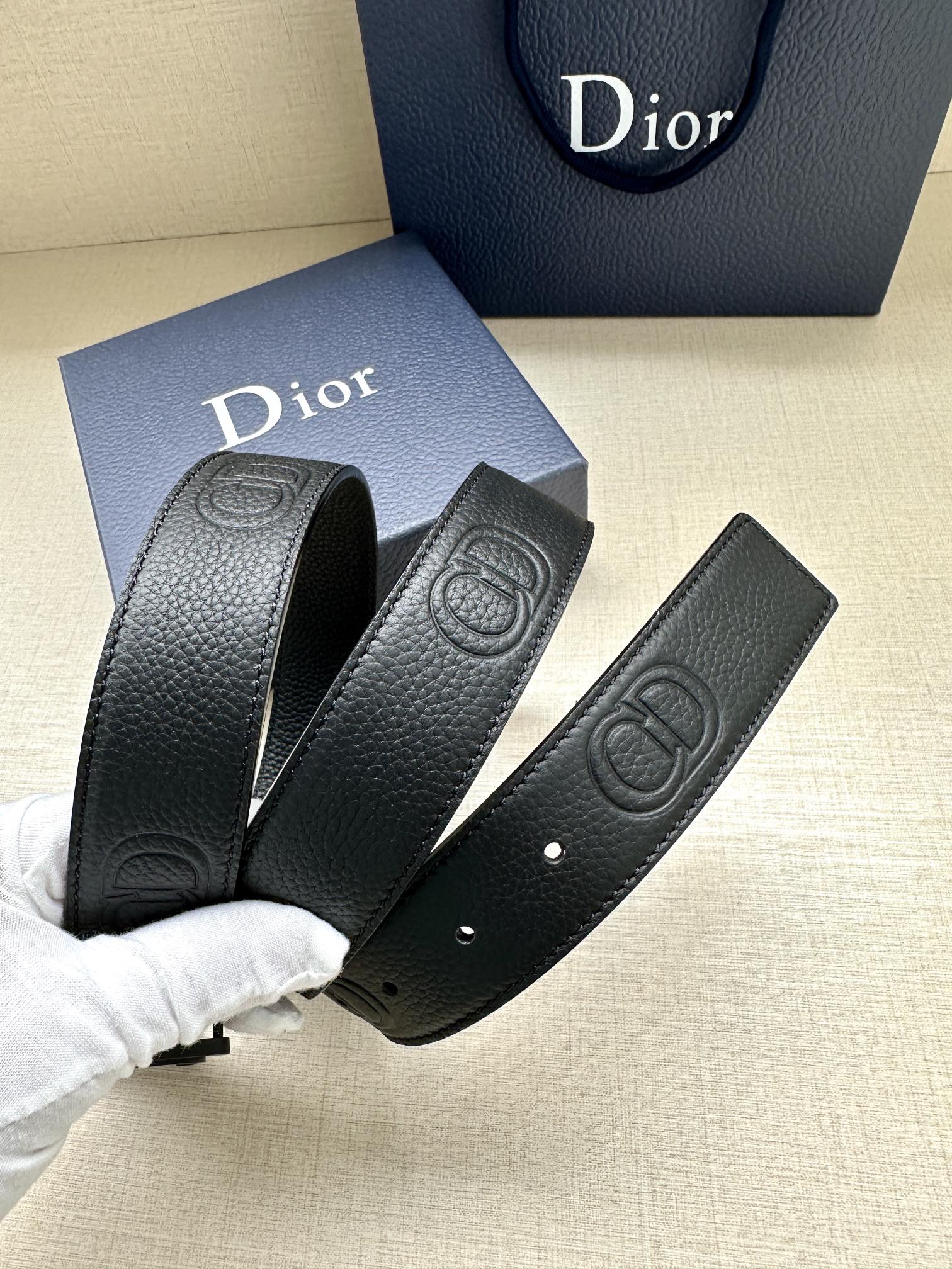 Dior Leather Belts 1:1 Mirror Version
