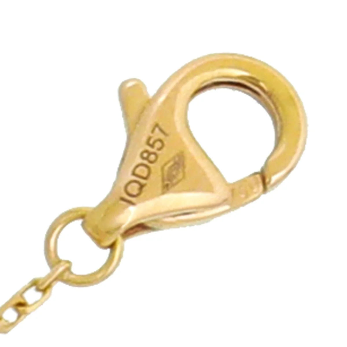 Cartier 18K Pink Gold Onyx Diamond Amulette De Cartier XS Model Necklace