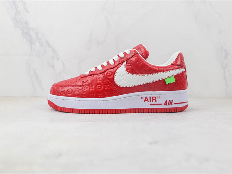 Louis Vuitton x Nike Air Force 1'07 LV8 Low Red/white/LV Monogram
